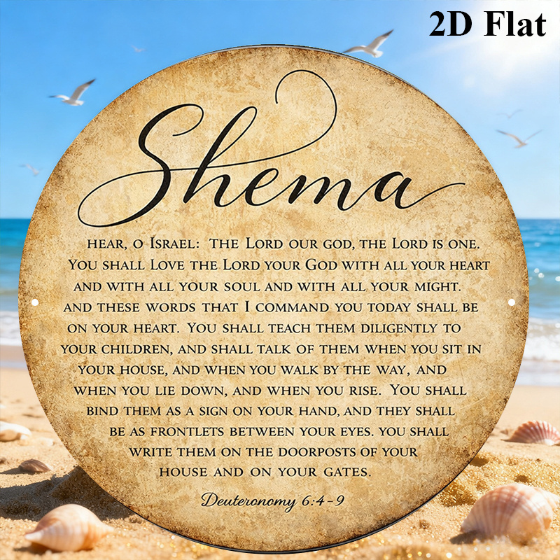 Home & Bathroom Building Products Pte Ltd Reviews - CIFBUY Vintage Judaica Scripture Aluminum Wall