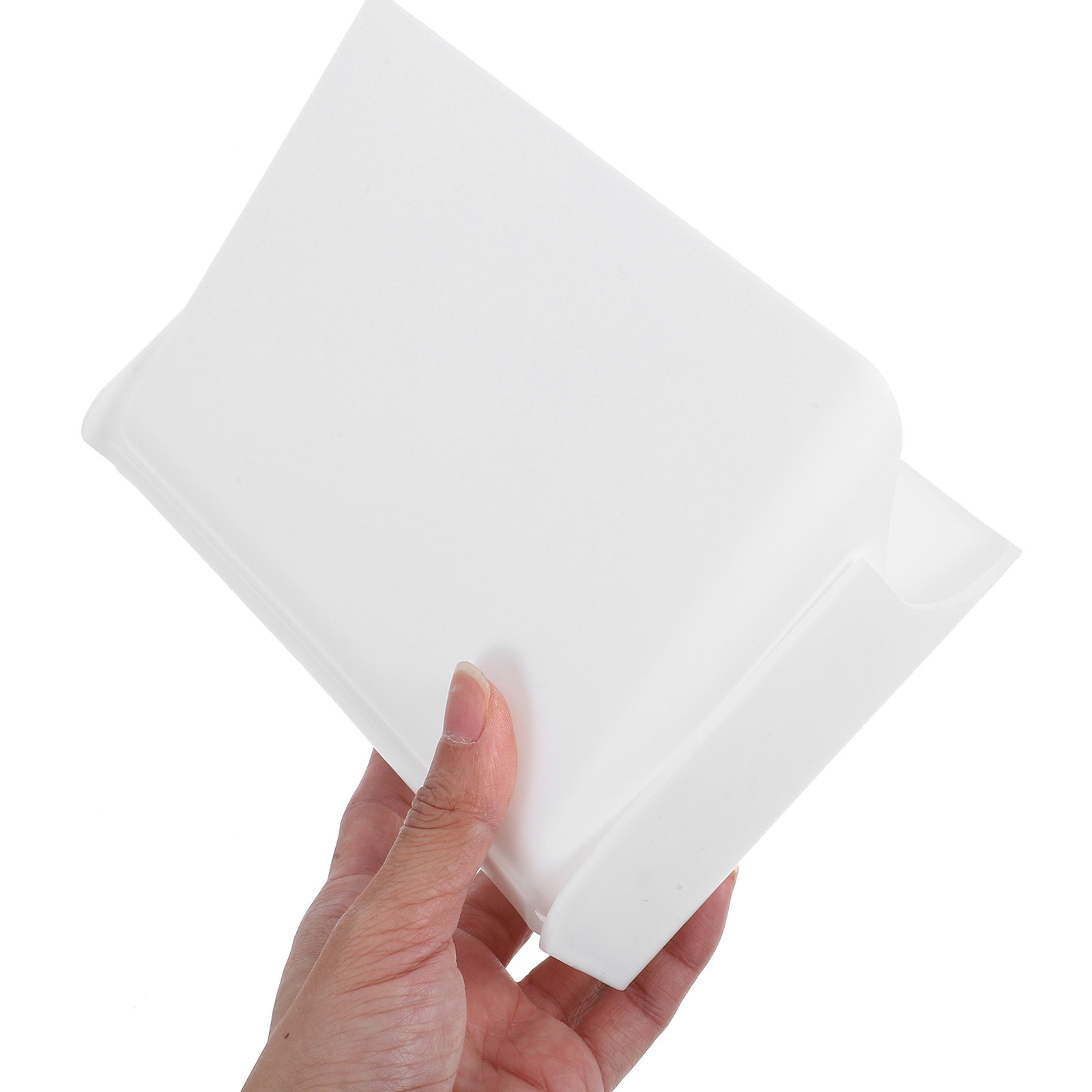 Home Essentials Bathroom Organizer - Foldable Wall Mounted Storage Box Sleek