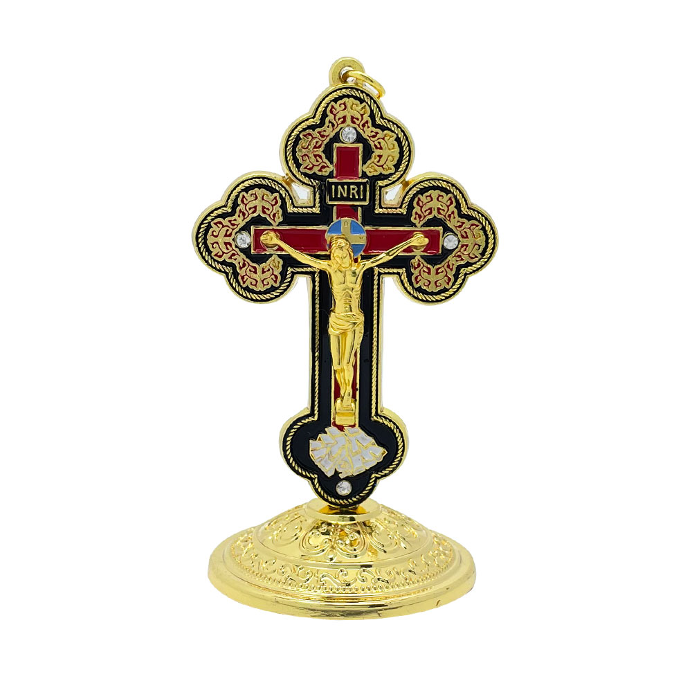 Home & Bathroom Building Products Pte Ltd Reviews - New2026 Catholic Standing Crucifix Gold Enamel