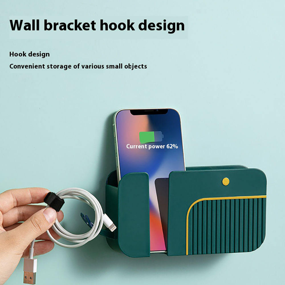 Home Essentials Bathroom Organizer - Punch-Free Retro Wall Storage Holder Self-Adhesive