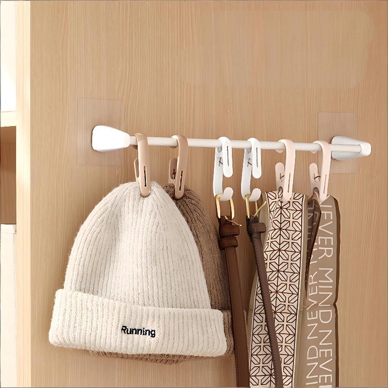Home Bathroom Towels - Multi-Purpose Hanging Clips Hooks Portable Plastic