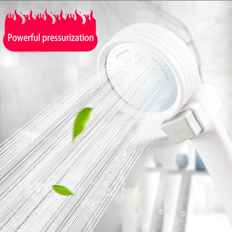 Home One Bathroom Accessories - Single Function White Shower Head High