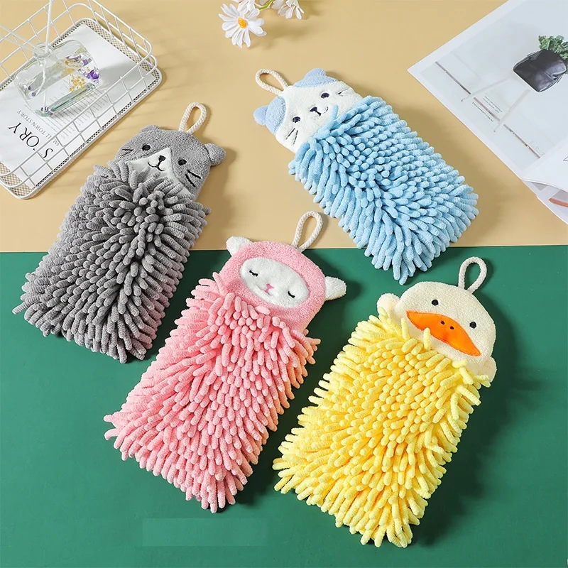 Home Bathroom Towels - Wall-Mounted Wipe Hand Towel Super Absorbent