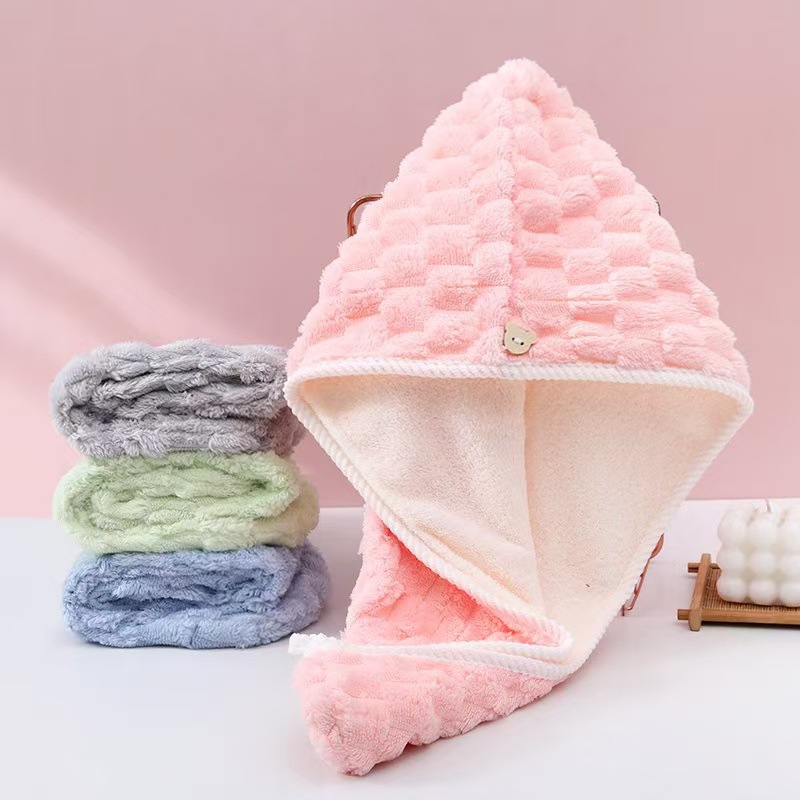 Home Bathroom Towels - Home Bathroom Coral Fleece Dry Hair