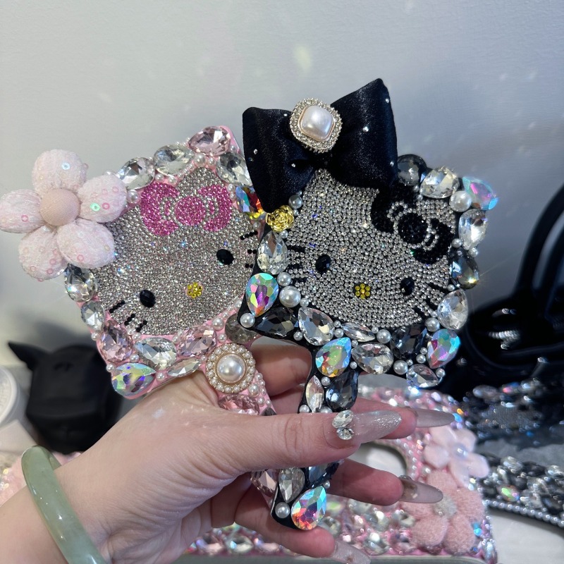 Home Goods Bathroom Mirrors - Hello Kitty Handheld Makeup Mirror Cartoon
