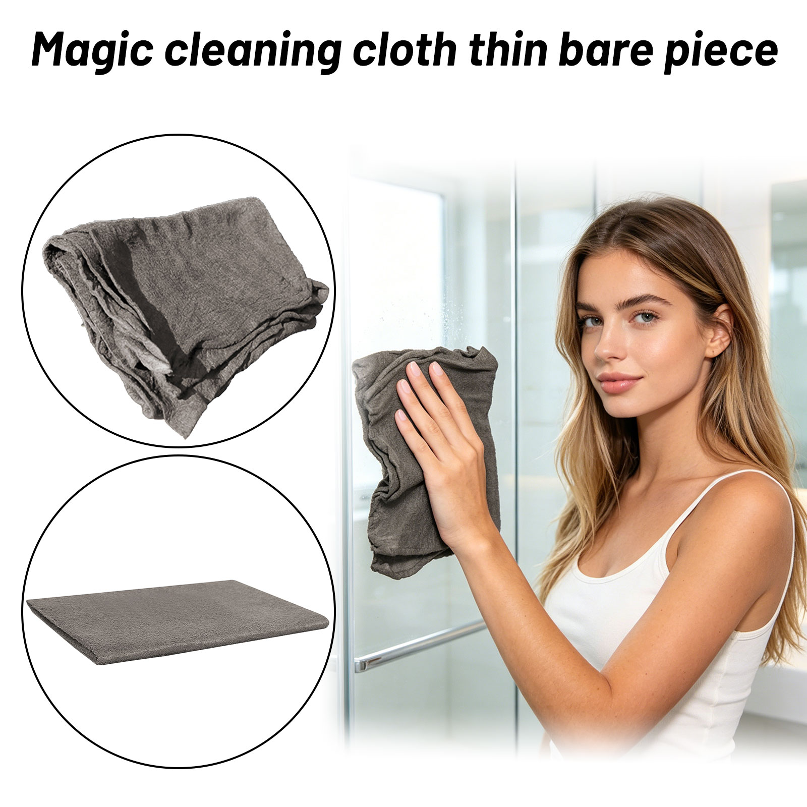 Home One Bathroom Accessories - Thin Magic Cleaning Cloth Portable Multi-functional