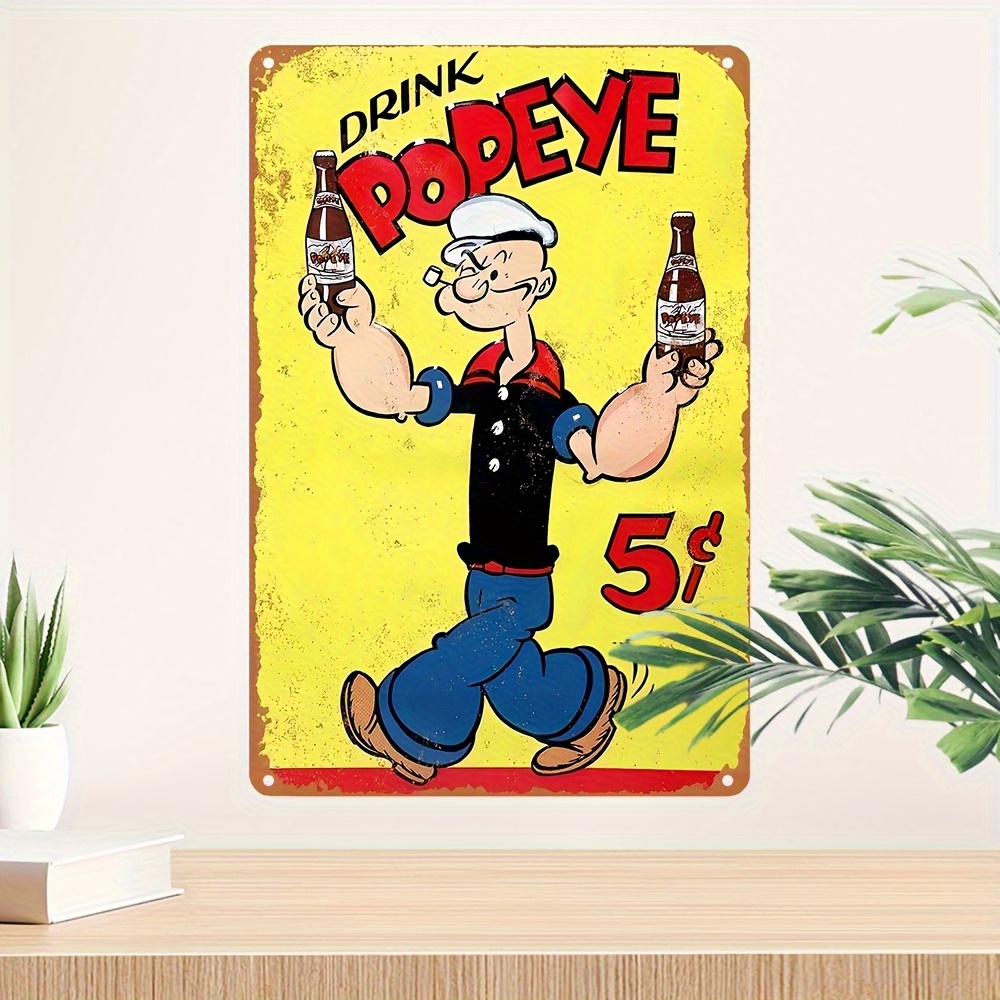 Home Bathroom Sign - Vintage the Sailor for Man Metal