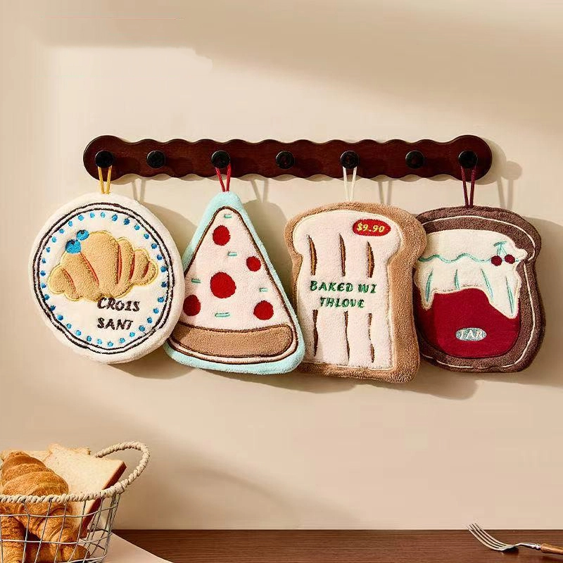 Home Bathroom Towels - Kitchen Hand Towel Bathroom Absorbent Hand