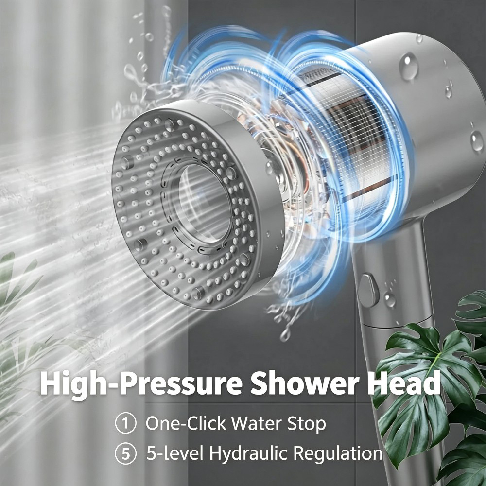 5 Adjustable Modes of High-Pre - Home One Bathroom Accessories review and price