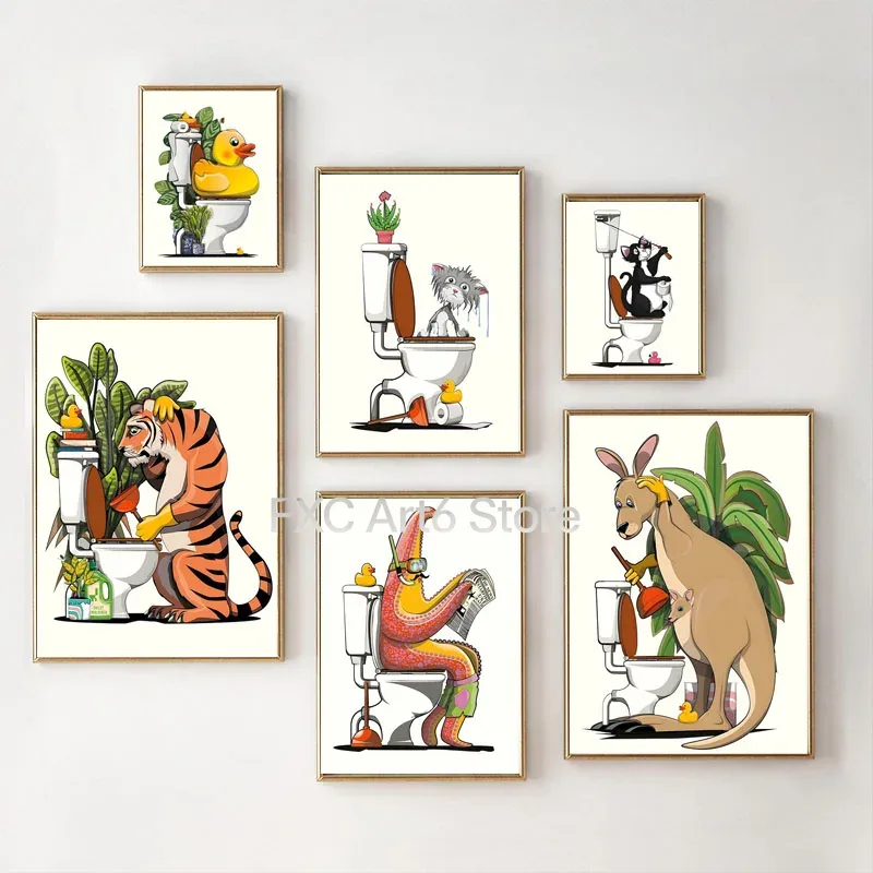 1PCS Frameless Fun Bathroom An - Toilet Paper Holder review and price