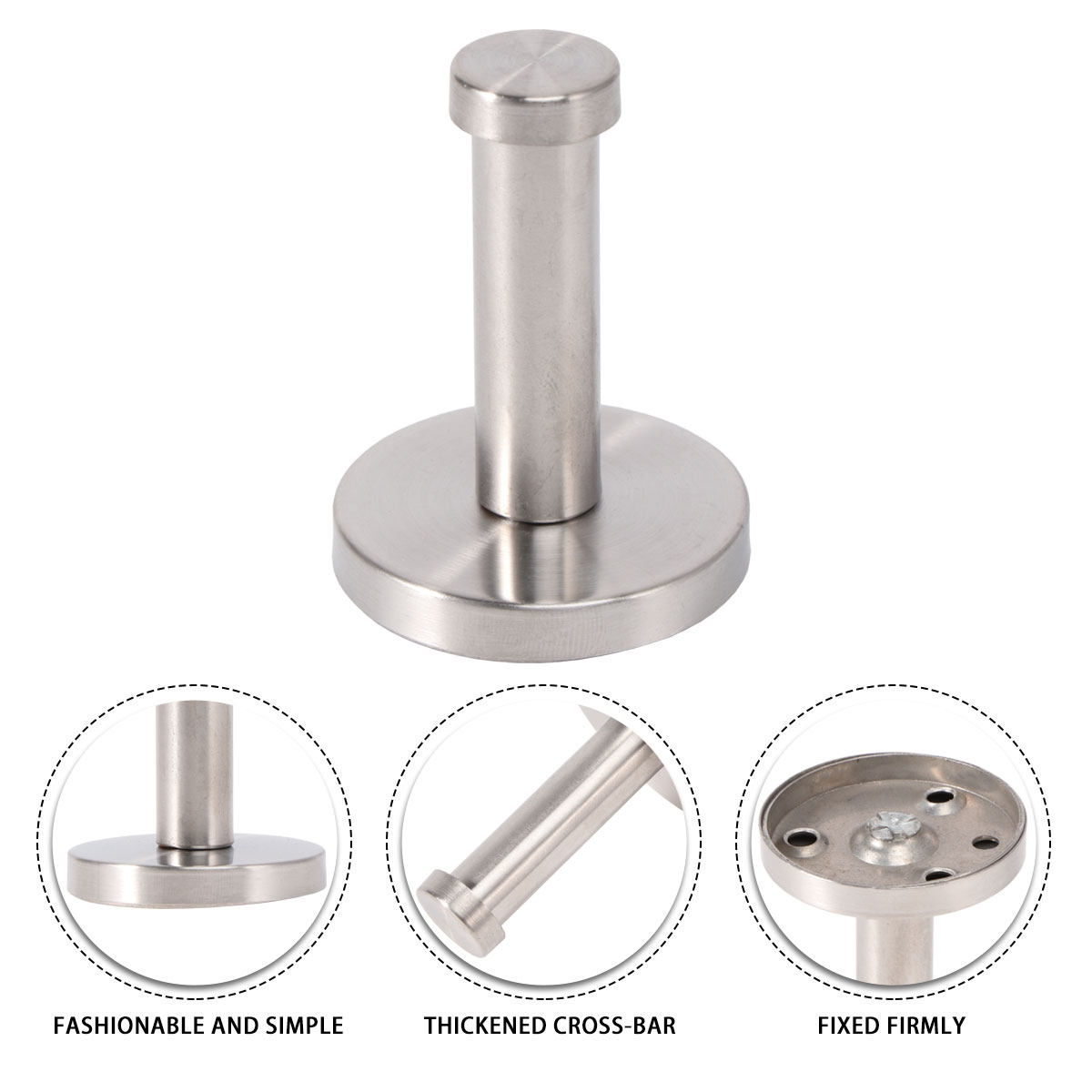 6Pcs Metal Hooks Stainless Ste - Home Bathroom Towels review and price