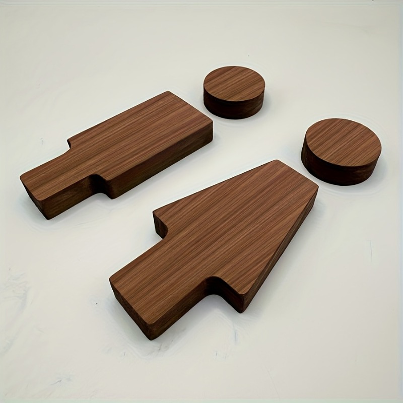 2PCS Wooden Bathroom Sign for  - Home Bathroom Sign review and price