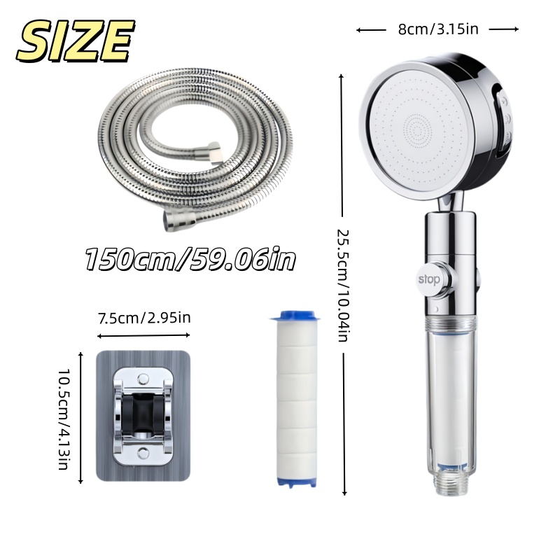 Visible Filter Window Handheld - Home Bathroom Water Filter review and price