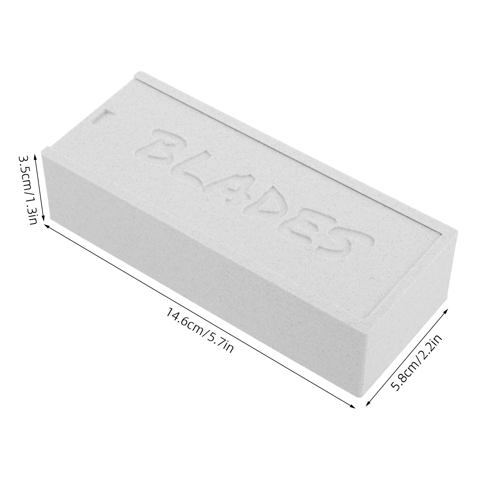 White Double Compartment Blade - Home One Bathroom Accessories review and price