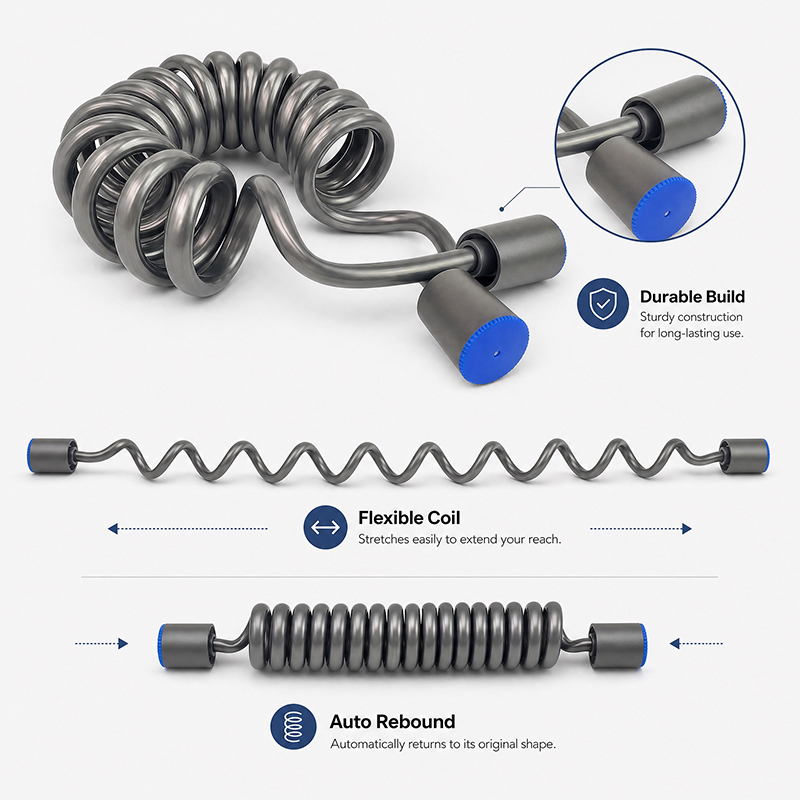 2m Coiled Spring Hose Retracta - Home Bathroom Plumbing review and price