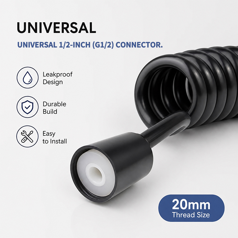 2m Coiled Spring Hose Retracta - Home Bathroom Plumbing review and price