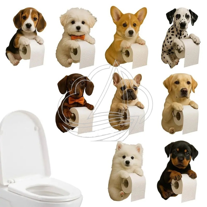 Resin Dog Toilet Paper Holder  - Toilet Paper Holder review and price