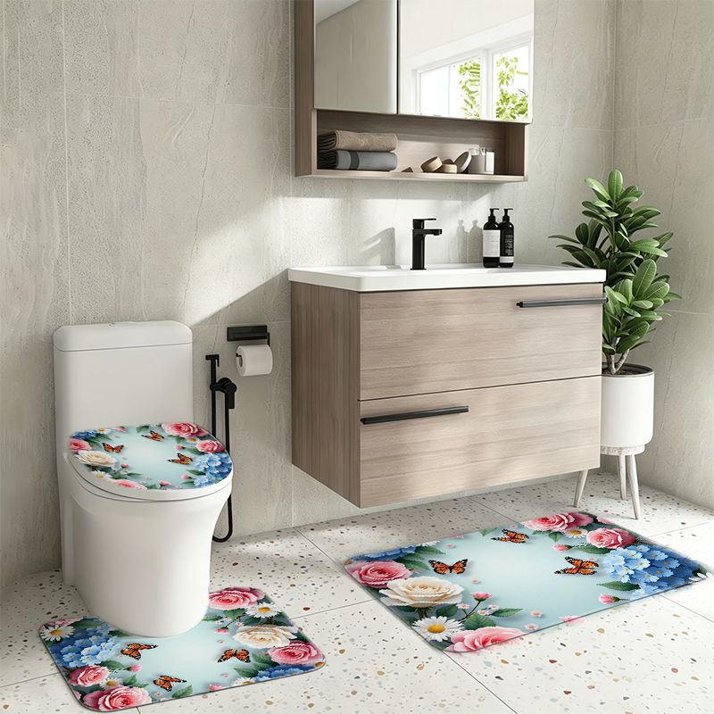 Rose Hydrangea Butterfly Borde - Home Bathroom Remodel review and price