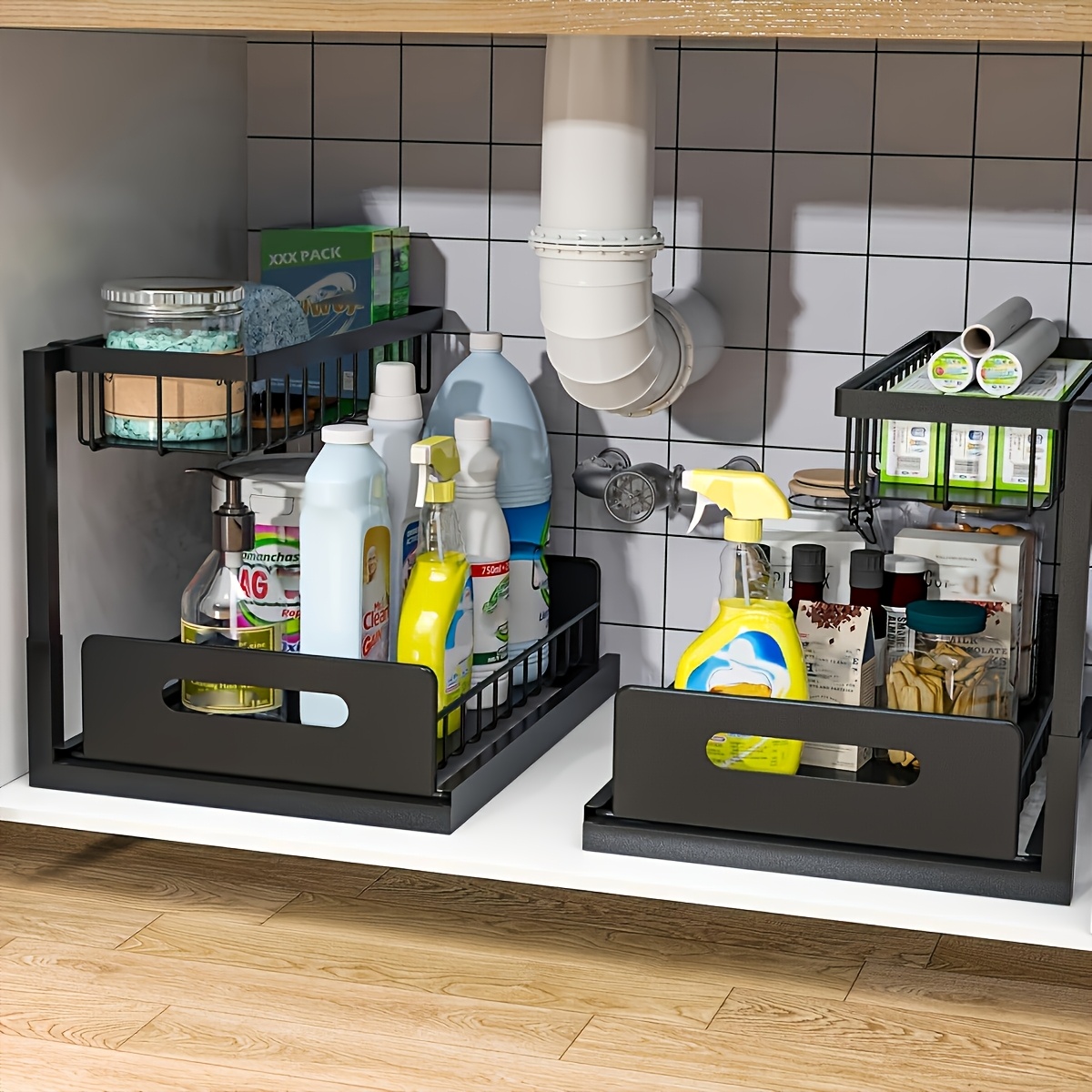 Under Sink Kitchen Storage Rac - Home Essentials Bathroom Cabinet review and price