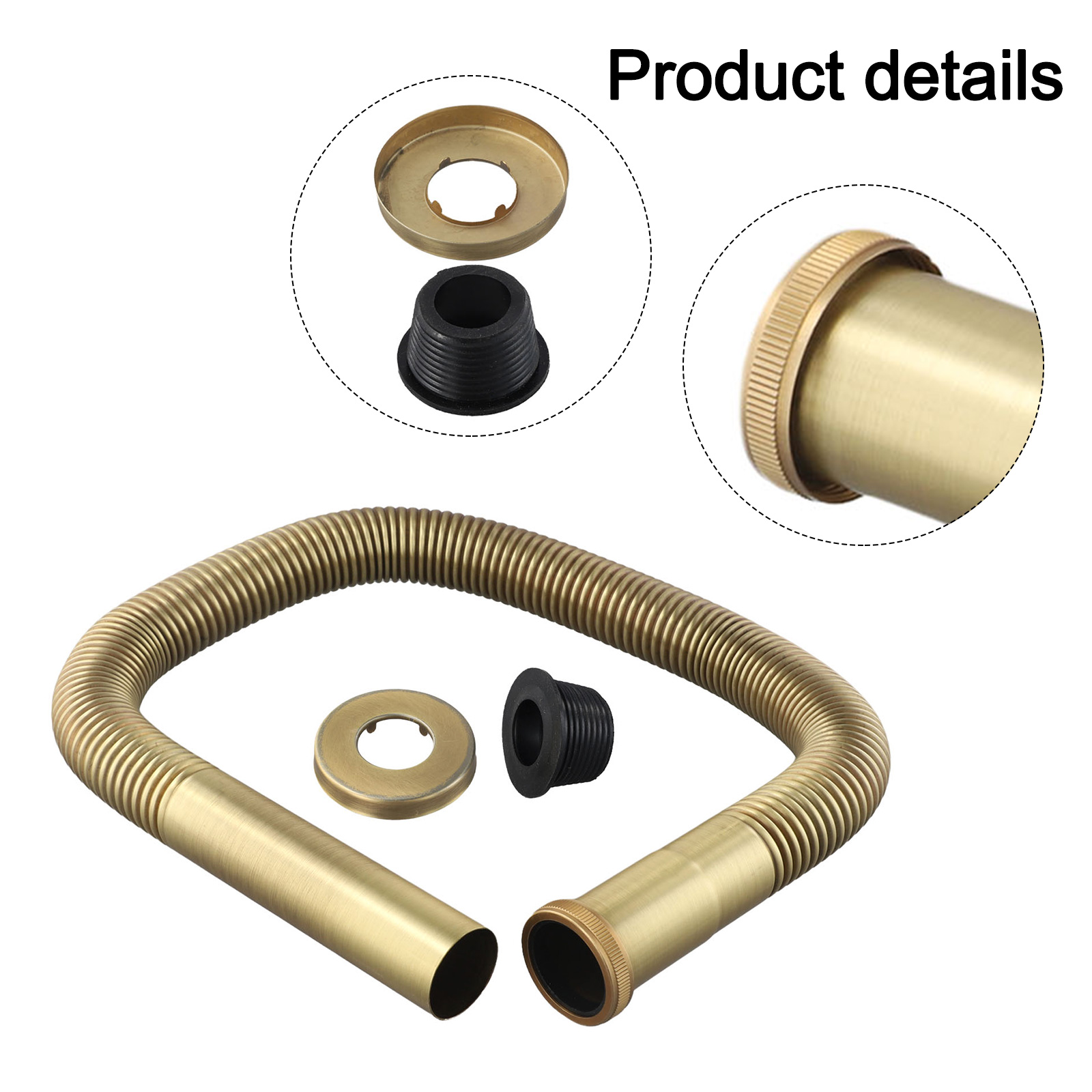 1pc Flexible Hose Brass Hose S - Home Bathroom Plumbing review and price
