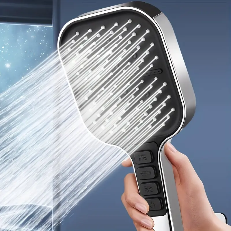 7 Setting Silver Handheld Show - Home One Bathroom Accessories review and price