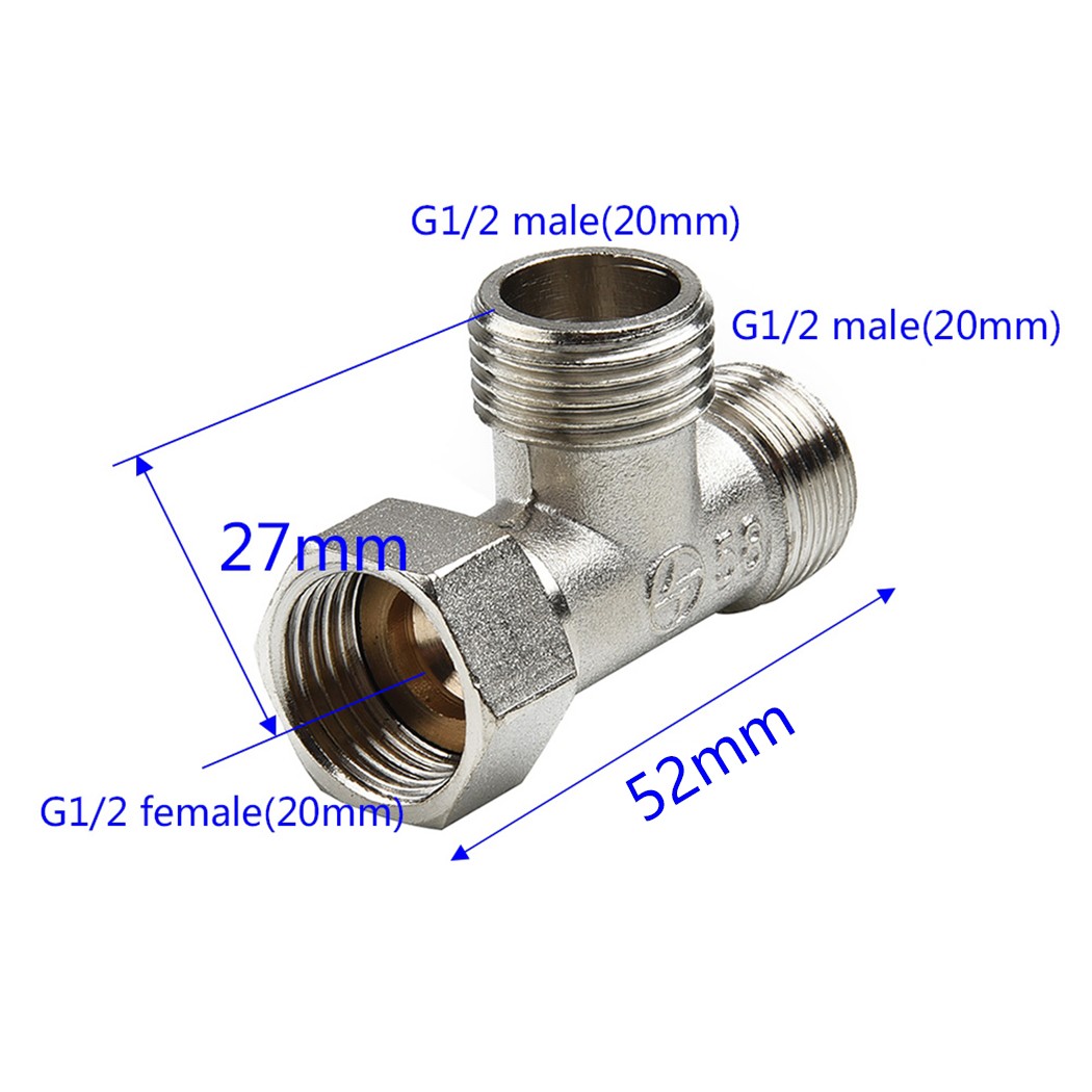 G1/2& 3 Way T-Adapter Copper B - Home Depot Bathroom Vanities review and price