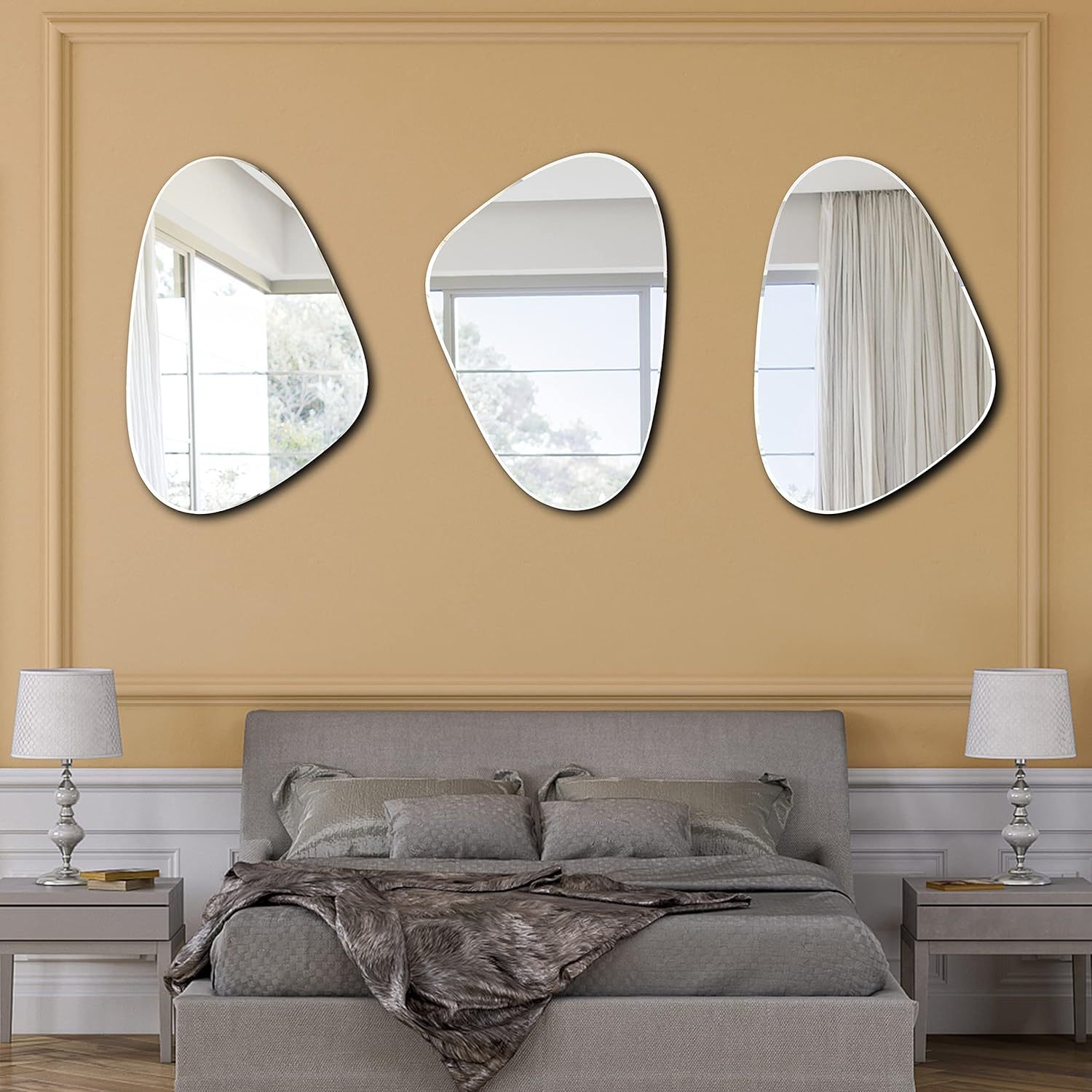 Irregular Bathroom Wall Mirror - Home Goods Bathroom Mirrors review and price
