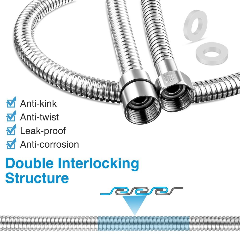 1.5/2m High Pressure Shower Ho - Home Bathroom Plumbing review and price