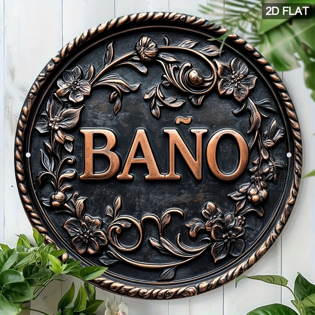 1pc 7.8x7.8 Inch 2D Flat Conte - Home Bathroom Sign review and price