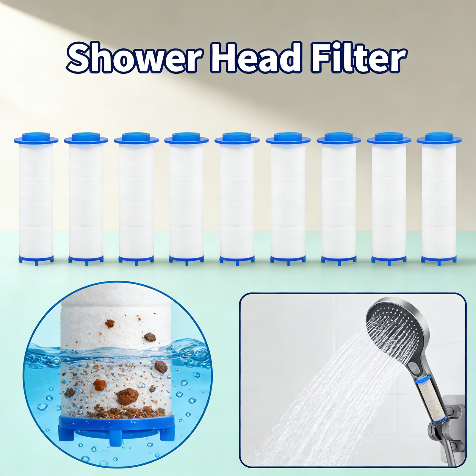 20Pcs Replacement Shower Filte - Home Bathroom Water Filter review and price