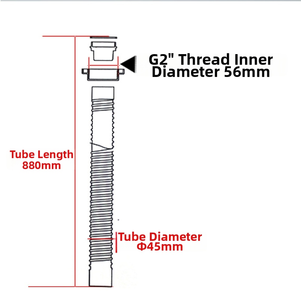 Kitchen Sink Drain Pipe 45mm D - Home Bathroom Plumbing review and price