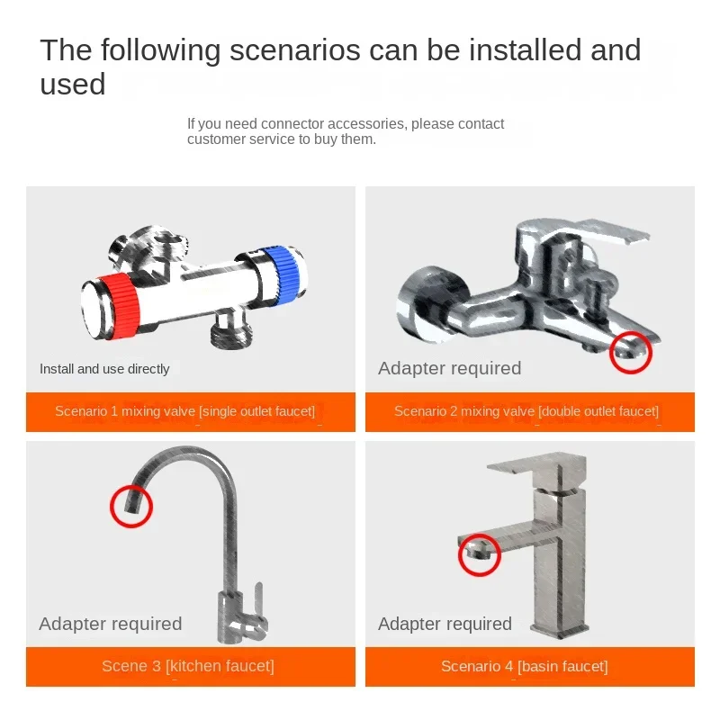 Adjustable 1/2 Inch Faucet Ext - Home Bathroom Water Filter review and price