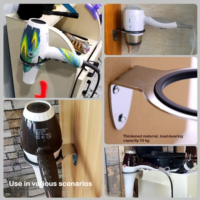 Wall Mounted Hair Dryer Holder - Home One Bathroom Accessories review and price